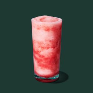 Frozen Tropical Citrus Iced Energy with Strawberry Puree