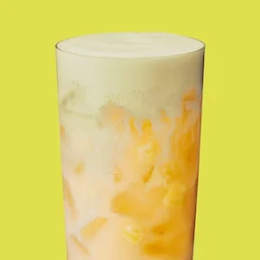 Paradise Drink Starbucks Refreshers Beverage with Oleato Golden Foam