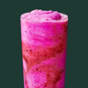 Frozen Mango Dragonfruit Lemonade Starbucks Refreshers Beverage